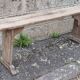Old farm bench, natural color, vintage