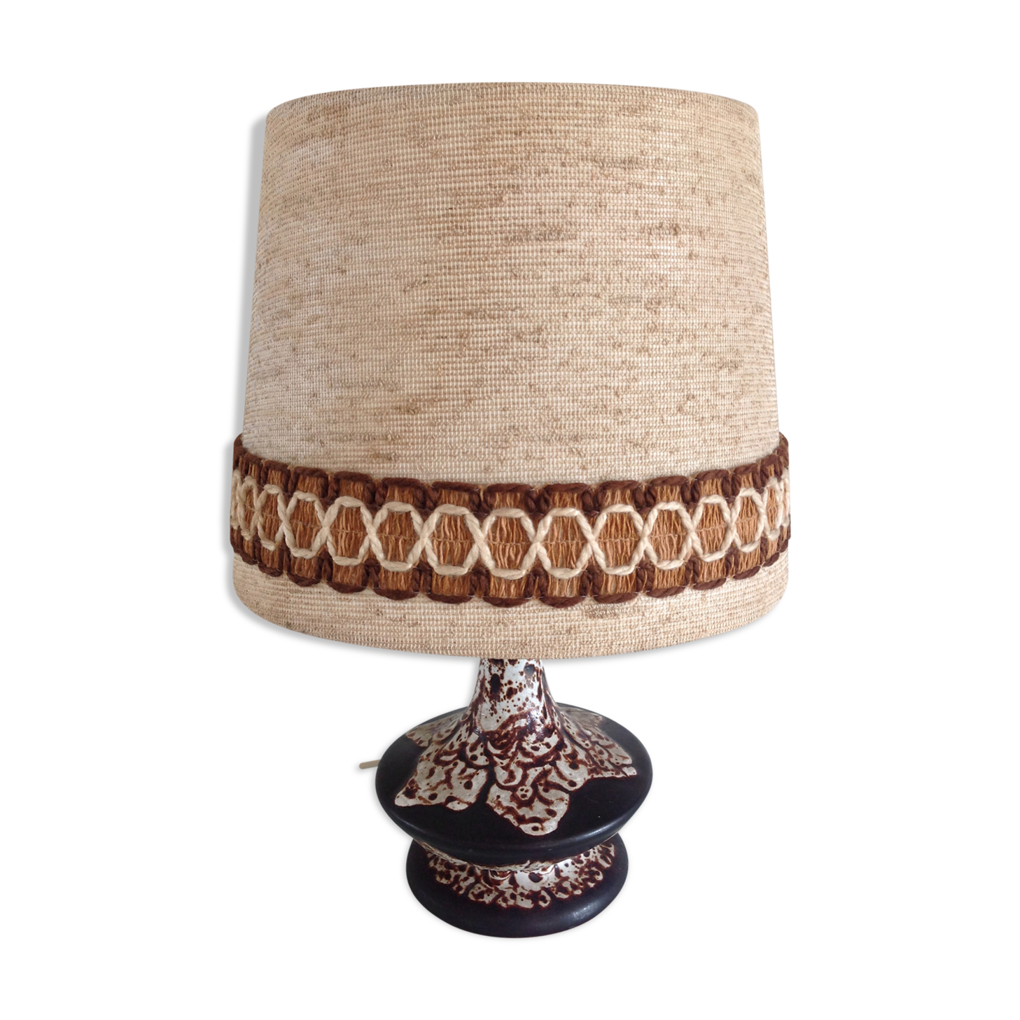 Lamp vintage ceramic 70s