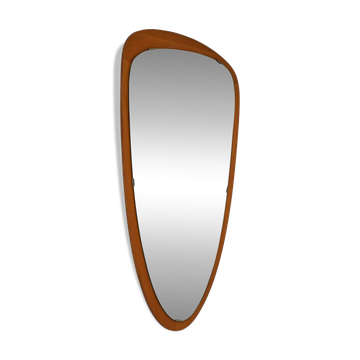 1950s–60s Scandinavian teardrop mirror