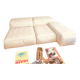 Living Divani Extrasoft sofa in white leather, new condition