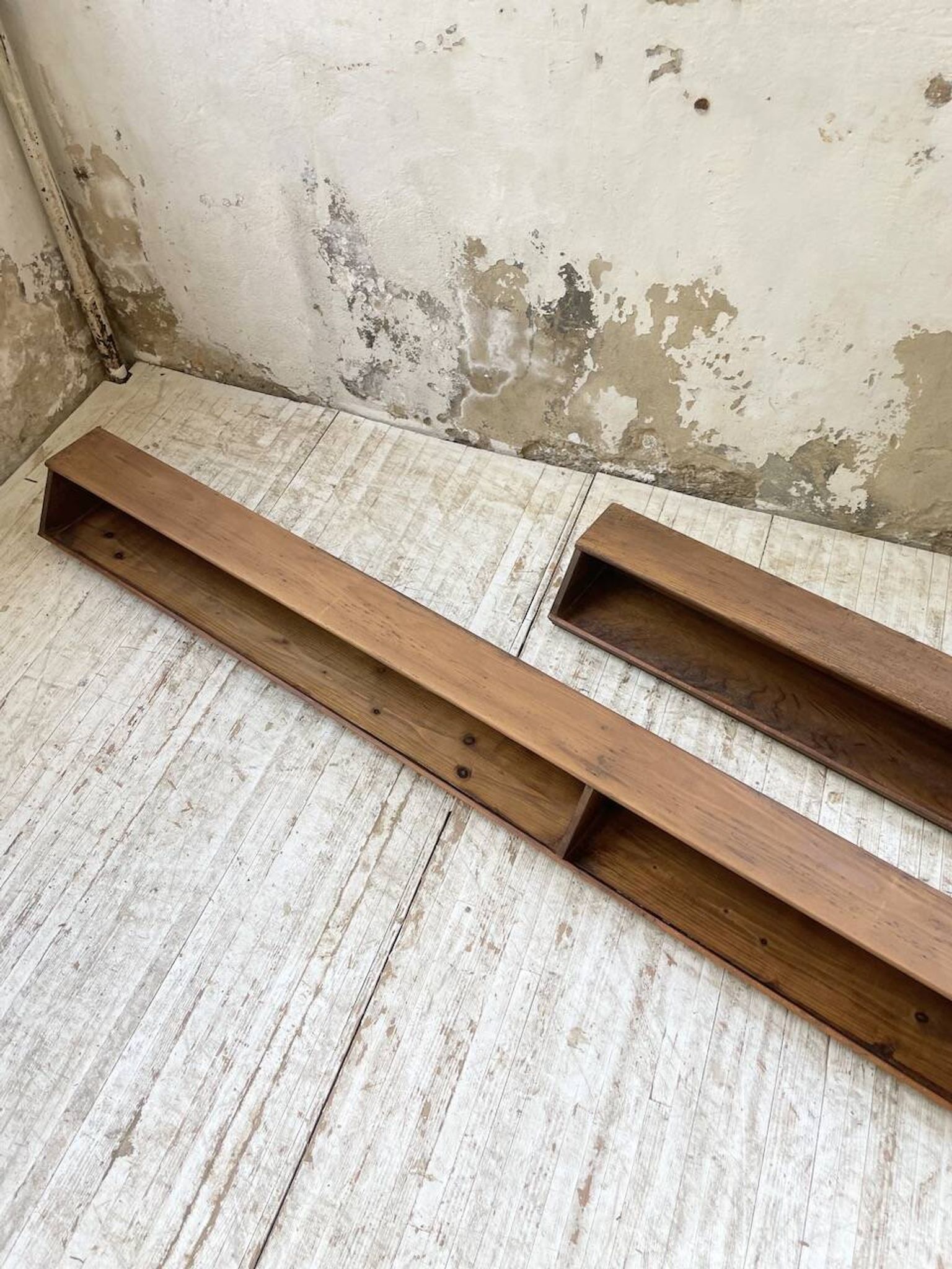 XL wooden wall storage