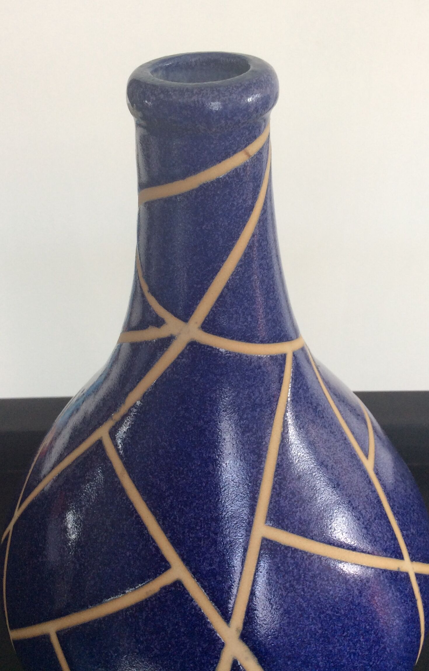 Vintage ceramic vase from the 70s