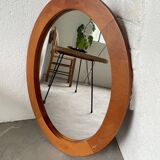 Oval cherry mirror