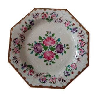 Decorative cabinet plate in Paris porcelain/Samson 1900s (23cm)