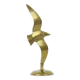 Statue d’oiseau de mouette en laiton, sculpture en cuivre, conception du milieu du siècle