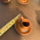 11 candle holders in glazed ceramic Provence