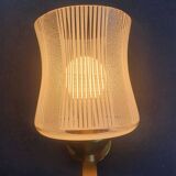 Paire d'appliques murales dorées vintage France