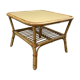 rattan coffee table