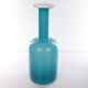 Otto Brauer for Kastrup Holmegaard - Light blue bottle vase "Gulvvase"