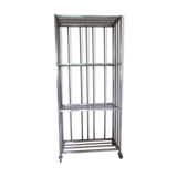 Stainless steel shelf on wheels