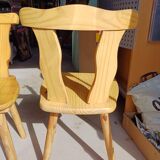 2 country Bavarian chairs