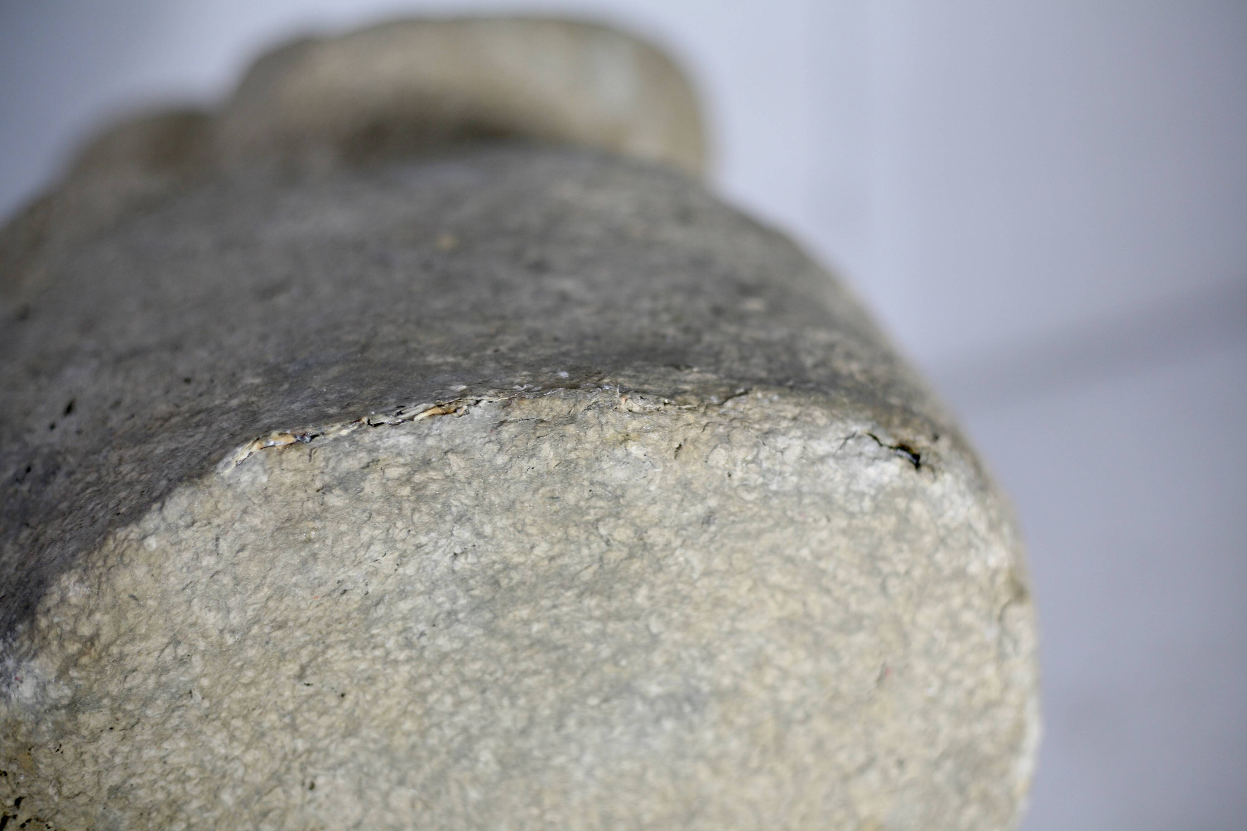 Imitation stone resin sculpture, circa 1960