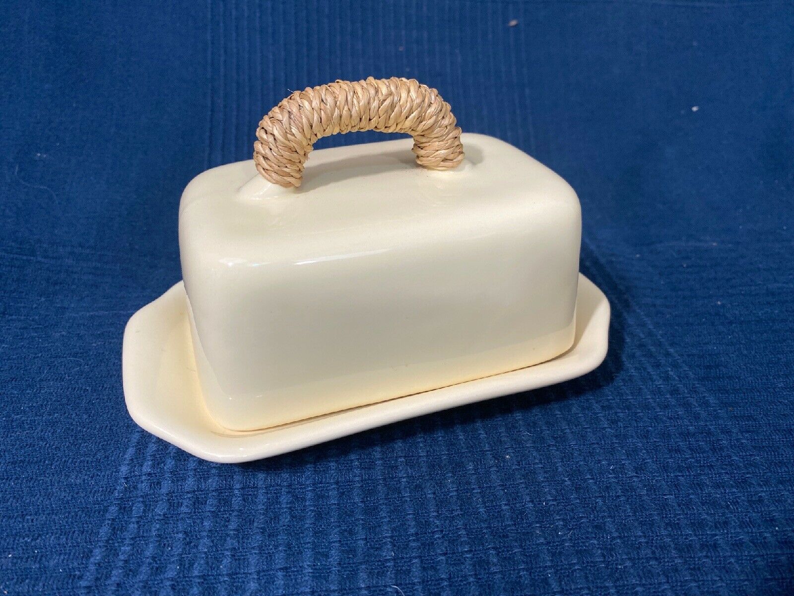 Vintage Louis style ceramic butter maker brand Tohu Bohu