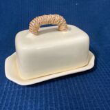 Vintage Louis style ceramic butter maker brand Tohu Bohu