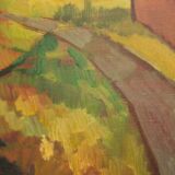 Landscape with barn by Bror Göransson