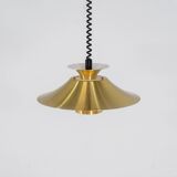 Brass coloured pendant light by Frandsen