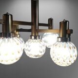 Vintage Italian chandelier in the style of Gaetano Sciolari, 1970s