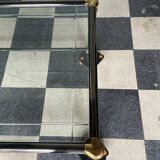 Table basse en verre vintage