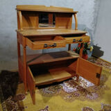 Art Nouveau oak dessert