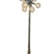 Sputnik floor lamp brass