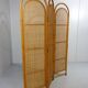 Rattan & wicker folding screen, 1980’s