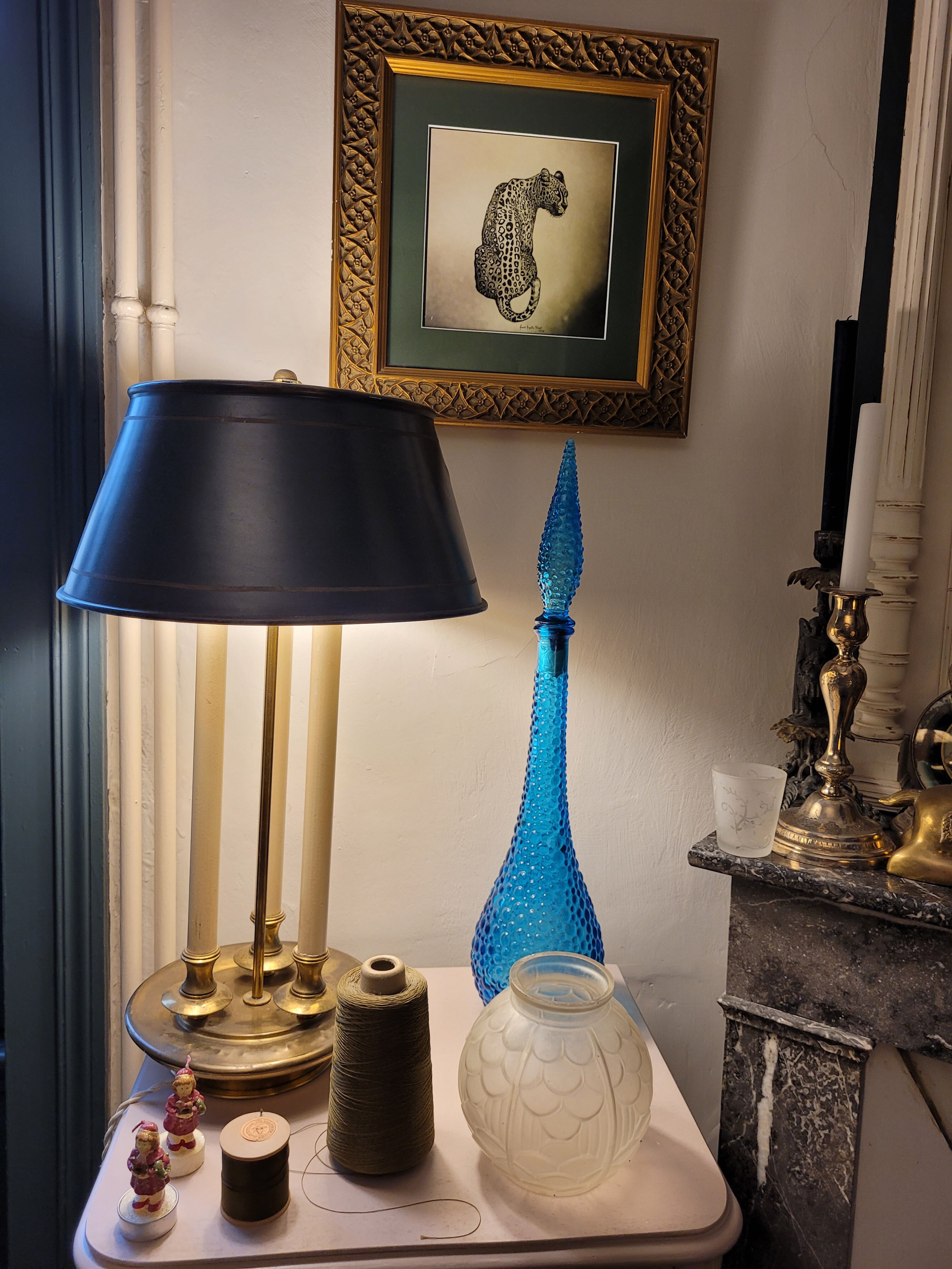 Italian glass bottle