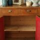 Parisian old waxed wood buffet