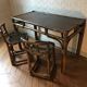 Rattan desk and these chairs