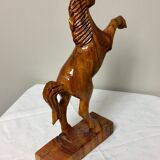 Prancing Wooden Horse