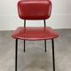 Airborne chair model Carolina Prefacto, 1950, metal and red skaï