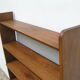Compass foot library shelf