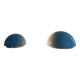 Round wall lights, small and large, in white metal by Bega, 1970s, Germany.