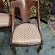 Suite de 4 chaises gondoles en acajou Empire