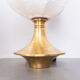 Set of 3 modern vintage lamps in 70s Lamperti brass