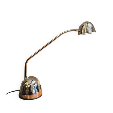 Chrome metal desk lamp, Brilliant edition.