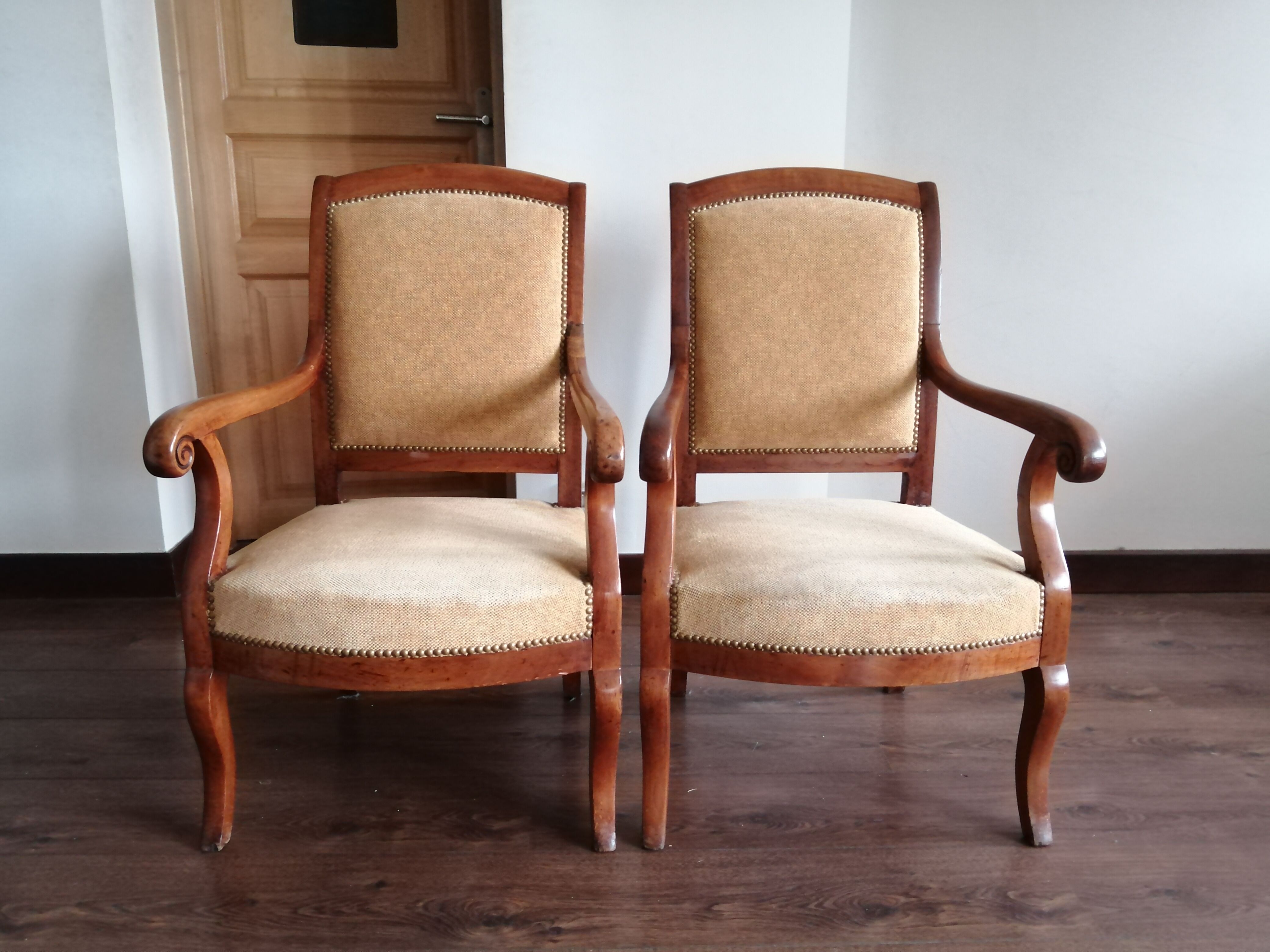 Paire de Fauteuils d'époque Restauration