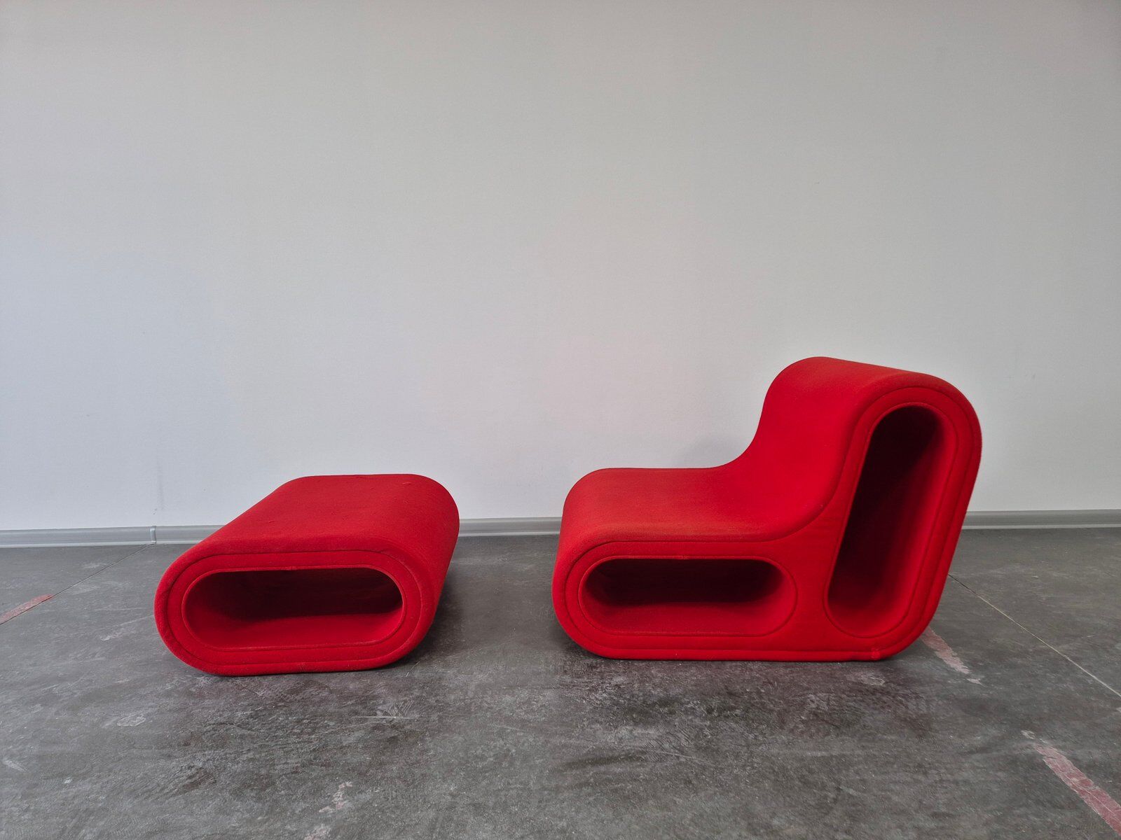 Set of Other One lounge chair with ottoman by Leif Jörgensen for Hay, 2004