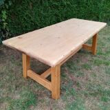 Solid oak farmhouse table