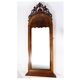 Antique Christian VIII Mirror with Decoration in Mahogany from around the 1860s