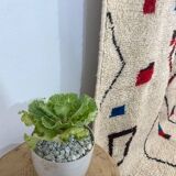 Handmade wool Berber rug 163 X 92 CM