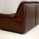 Sofa De Sede. Leather "chocolate" Switzerland, circa 1970