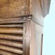 1930s Dutch Oak Roll-Top Notary Cabinet / Archive Cabinet