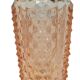 Ćwieki vase, modernism, rosaline glass, Ząbkowice, Poland, 1970s.