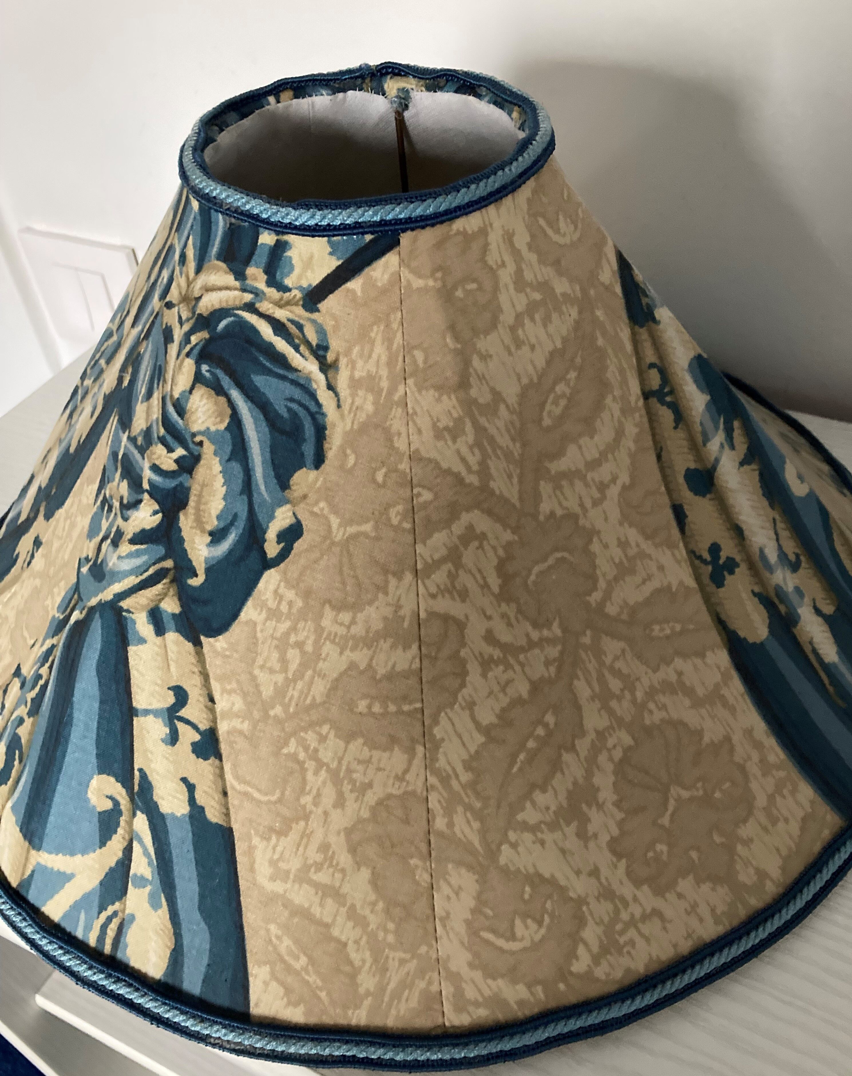 Fabric lampshade