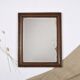 Large old mirror 65cm, carved wooden frame