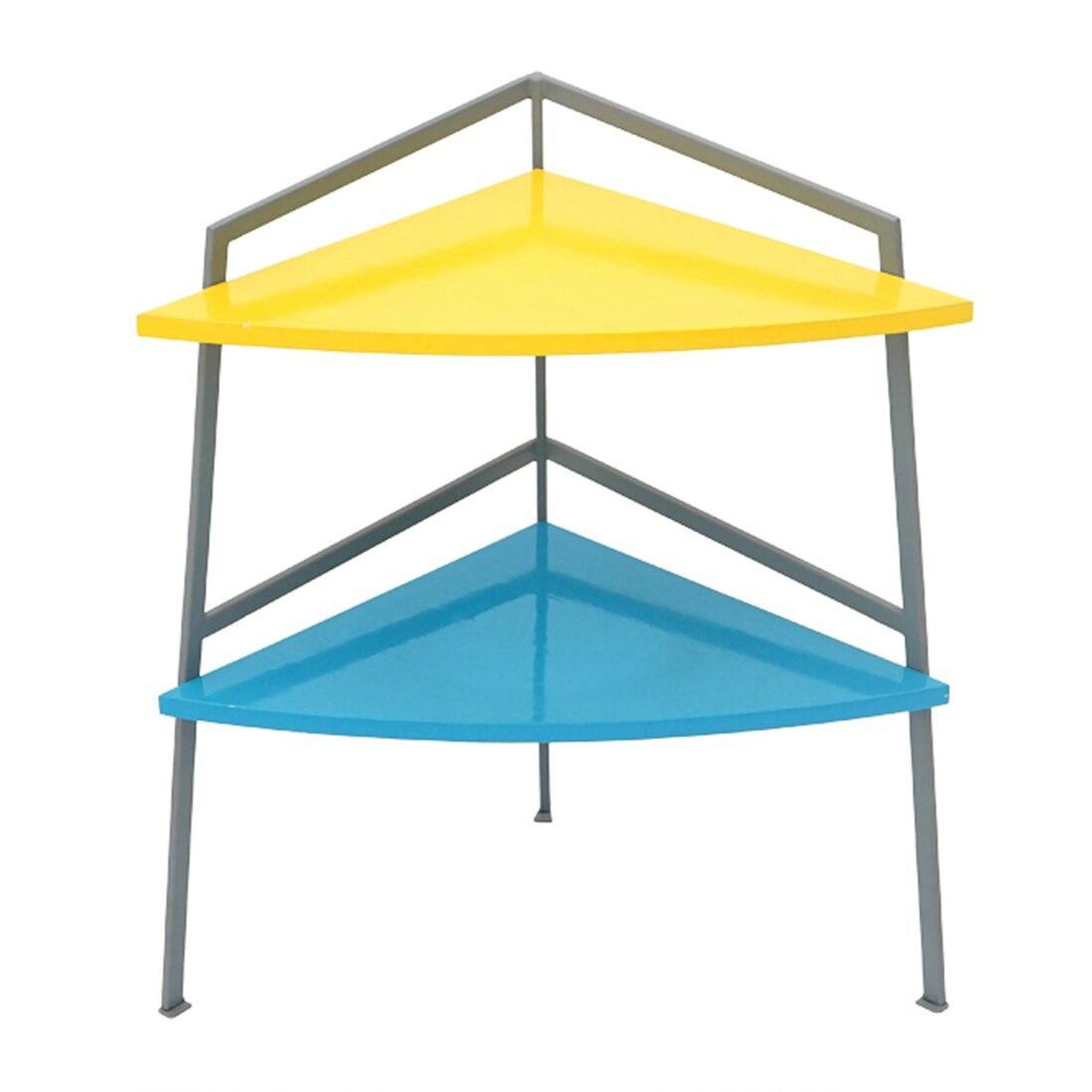 Corner table with two shelves, 1980s
