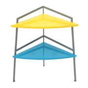 Corner table with two shelves, 1980s