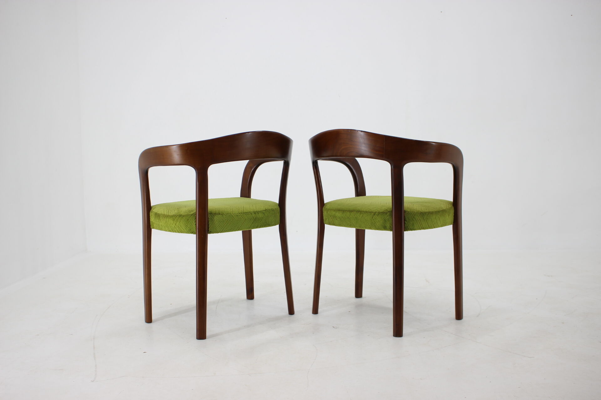 1960s Pair of Organic Armchairs