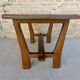 Solid wood coffee table, brutalist