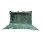 Large emerald green Mrirt Moroccan rug 300x300 cm – high-end
